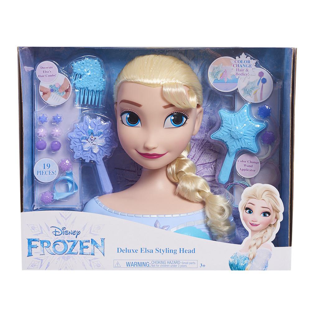 Cabeza para Peinar Disney Frozen Elsa  Juguetería Galaxy Toys